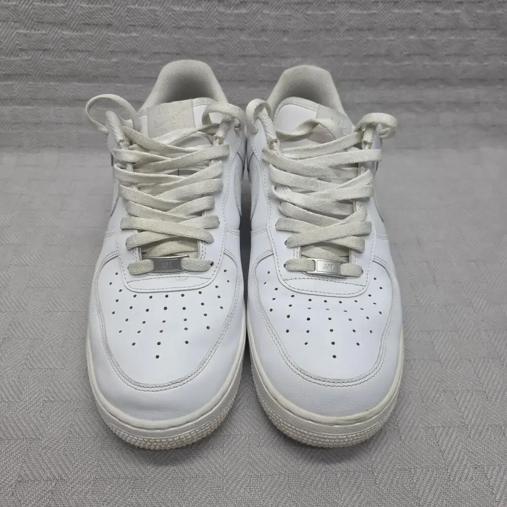 Nike Air Force 1 Triple White Men Size 12 CW2288-111